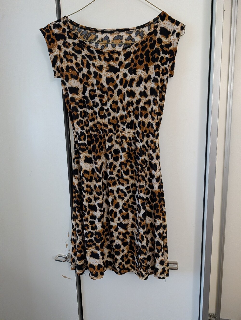Super Cute Animal Print Mini Dress Size Small Perfect Condition